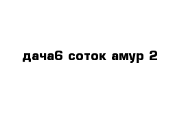 дача6 соток амур 2